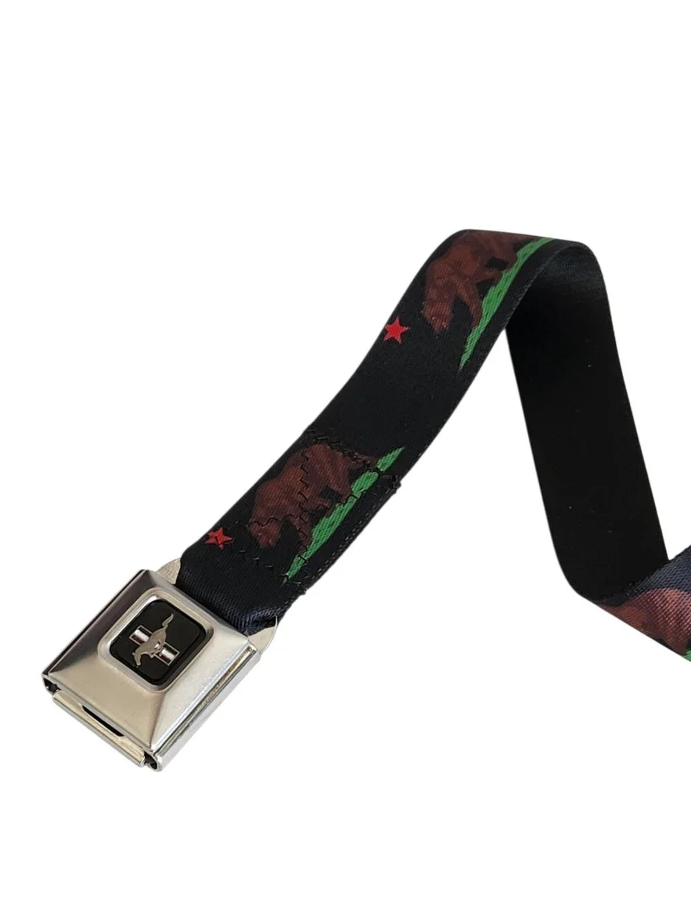 Buckle Down Ford Mustang Seatbelt Belt California Bear Adjustable 28